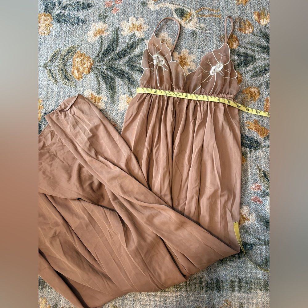 Vintage Union Made Night Gown Lingerie SEMISHEER Lace JM Towne & Co - Picture 3 of 8